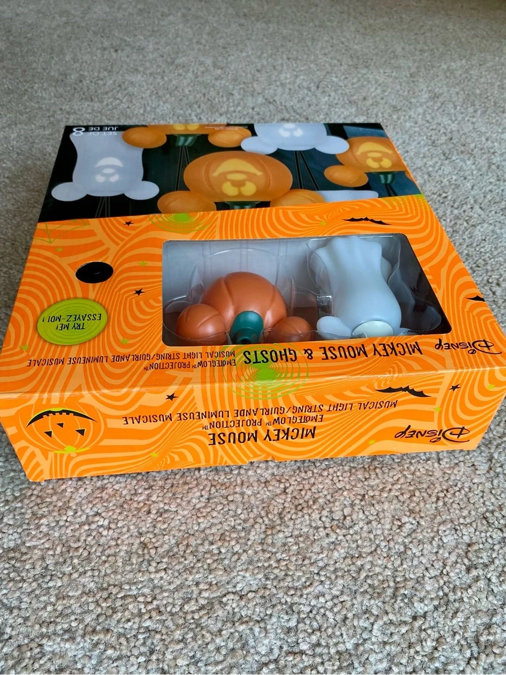 🆕 🎶 Halloween Mickey Mouse Pumpkins and Ghosts Lights Musical